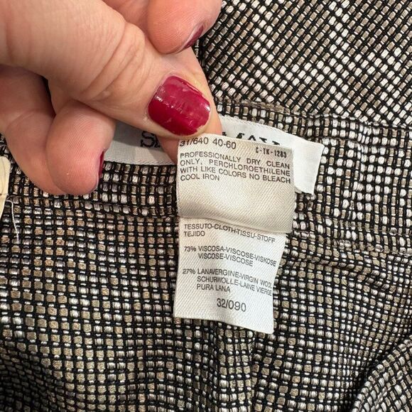 SPORTMAX Gray Pencil Vintage Skirt Midi Lenght sz 6 - Picture 10 of 15